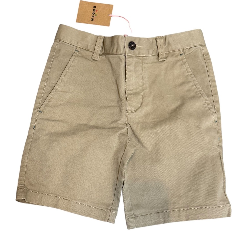 Boden Khaki Tan Kids Chino Shorts